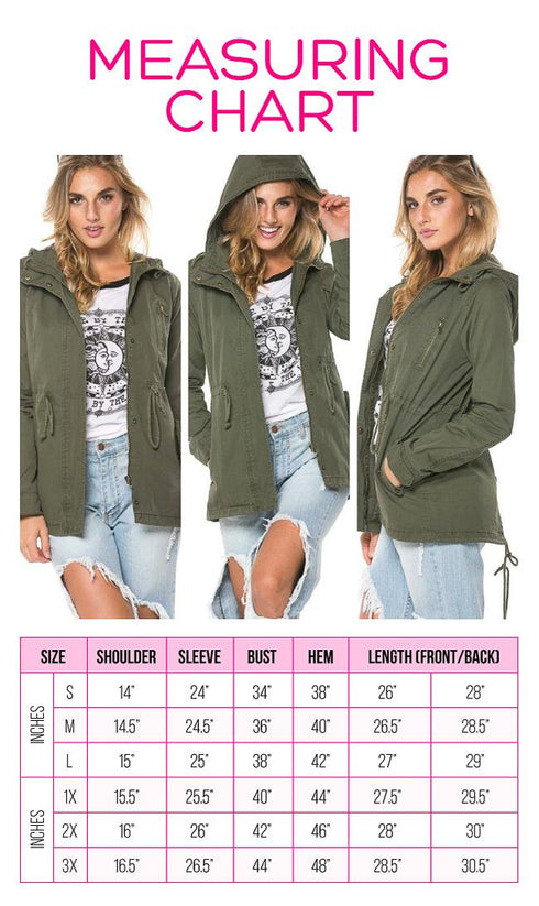 Hooded Parka Coat in Olive (Plus Sizes Available S-L) - SohoGirl.com